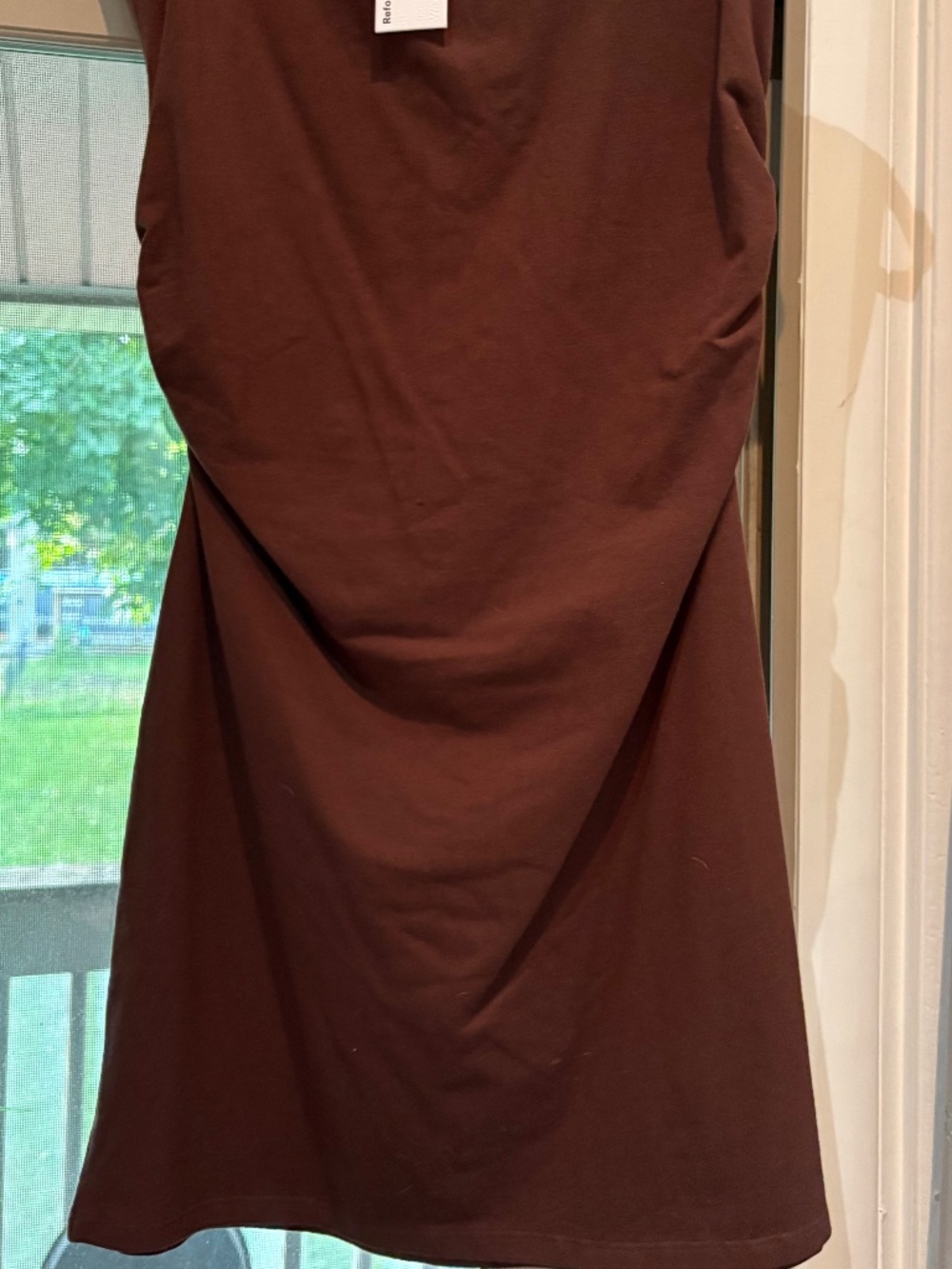 Reformation Fitted Ruched Mini Dress - Picture 2 of 5